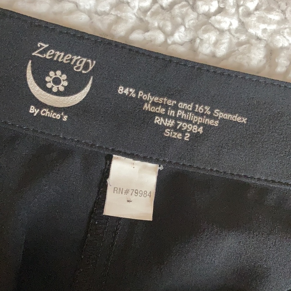 Zenergy By Chico’s Black Pants - Picture 3 of 3